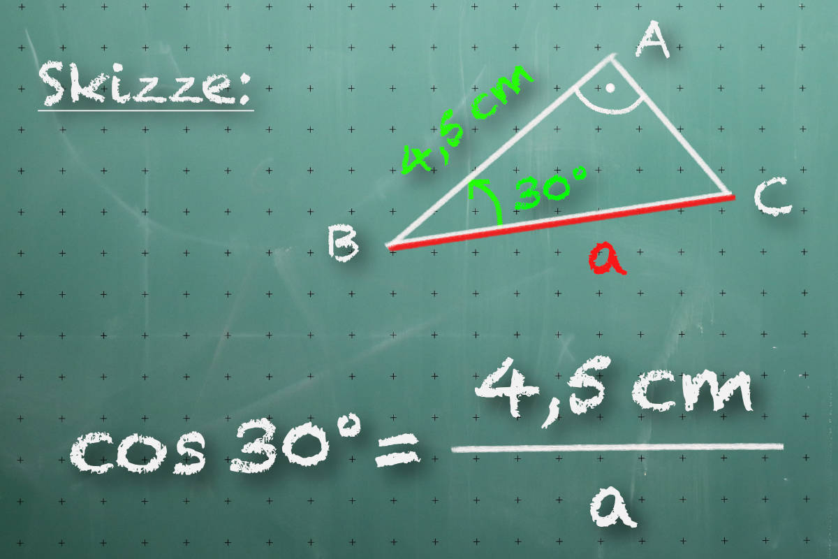 Berechnungen in rechtwinkligen Dreiecken